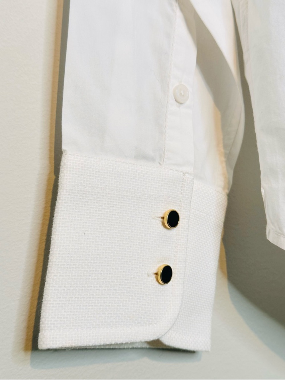 J.Crew Garçon Tuxedo Button Up White Shirt Blouse Top - Picture 11 of 16